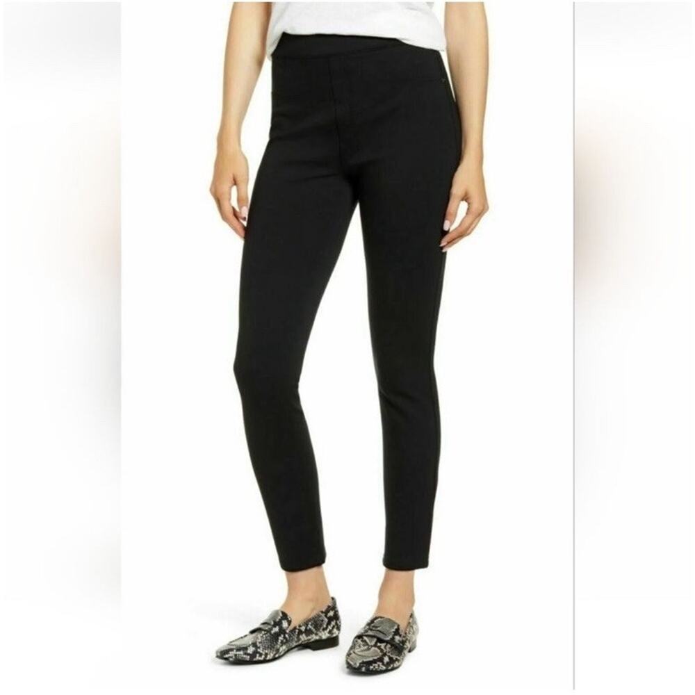Spanx The Perfect Pants Ponte High Rise Black Pull On Stretch 20202R Size Large